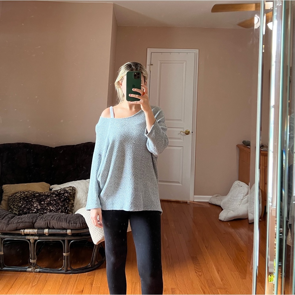 American apparel blue sweater